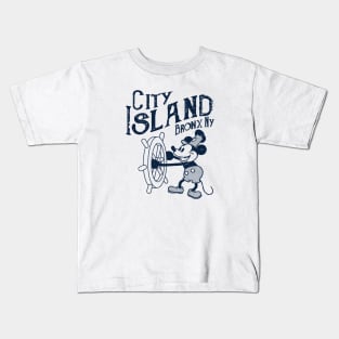 Steamboat Willie - City Island Bronx NY Kids T-Shirt